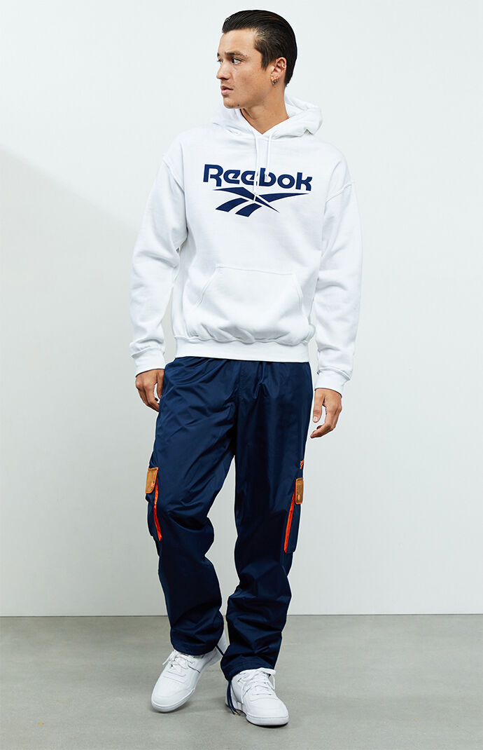 White Vector Hoodie