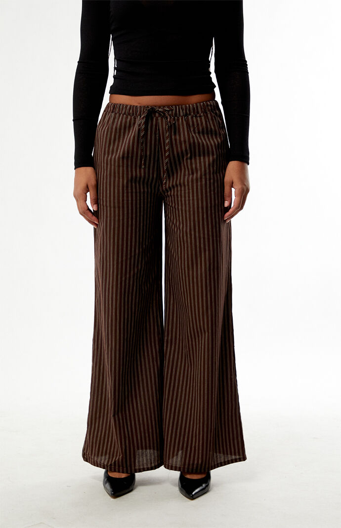 Daisy Street Striped Neve Baggy Trousers