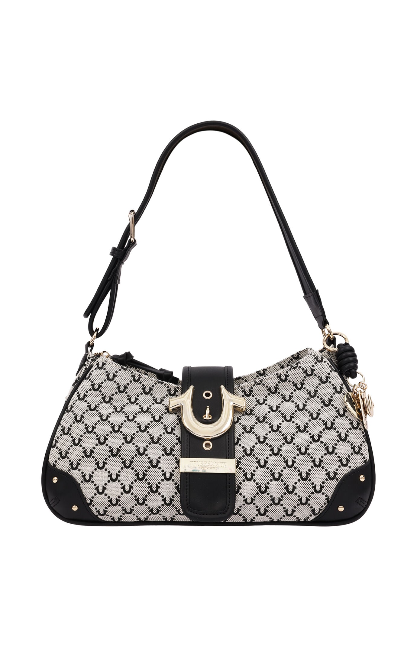 True Religion Signature Horseshoe Large Zip Top Bag True Religion Signature Horseshoe Large Zip Top Bag