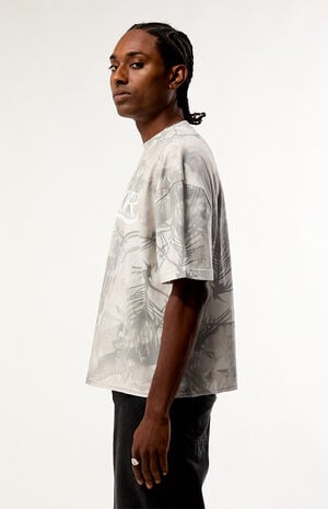 Anchor Camo Cropped Boxy T-Shirt image number 3