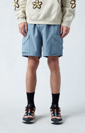 Nylon Blue Cargo Shorts image number 2