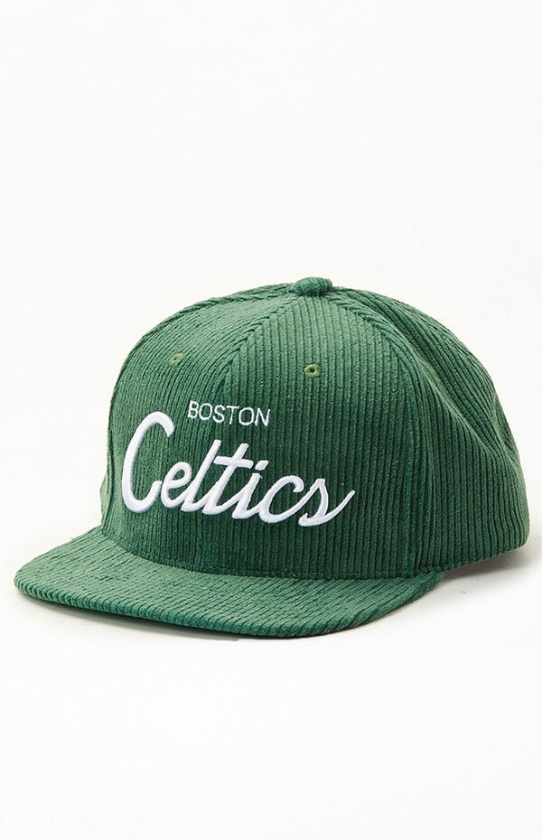Mitchell & Ness Boston Celtics Corduroy Snapback Hat