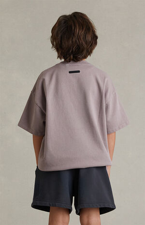 Kids Faded Black Signature Classic Sweat Shorts image number 5