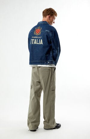 x Pacsun Monza Italy Denim Jacket image number 4