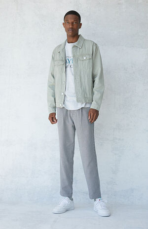 Brown Checkered Menswear Trousers image number 2