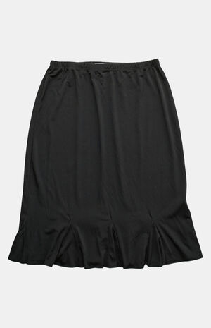 2000s Ruffle Knee Length Skirt image number 1