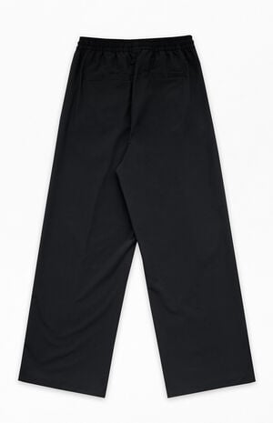 Vintage Black Pleated Drawstring Pants image number 2