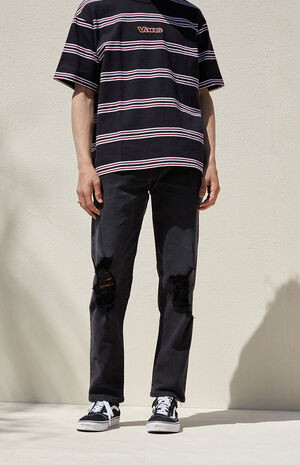 Slim Black Stretch Jeans image number 2