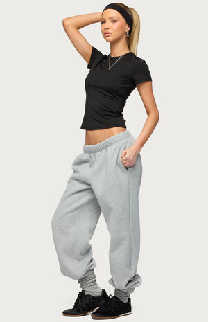 Petite Clark Oversized Sweatpants image number 4