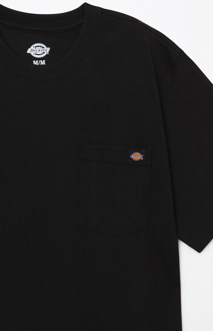 Heavyweight Pocket Black T-Shirt