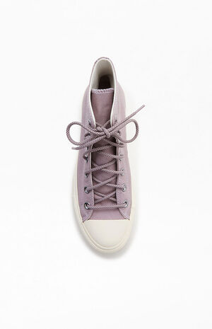 Purple Chuck Taylor All Star Lift Platform High Top Sneakers image number 5