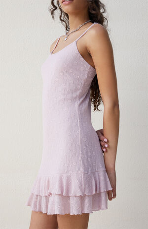 Emma Lace Tiered Mini Dress image number 2