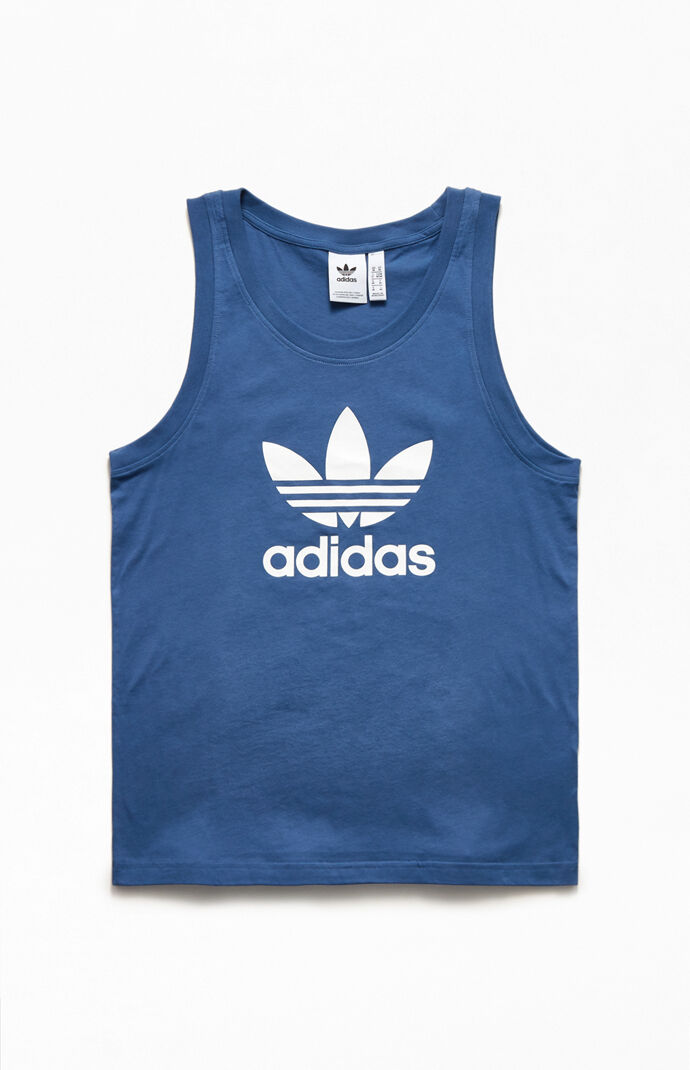 Blue Trefoil Tank Top
