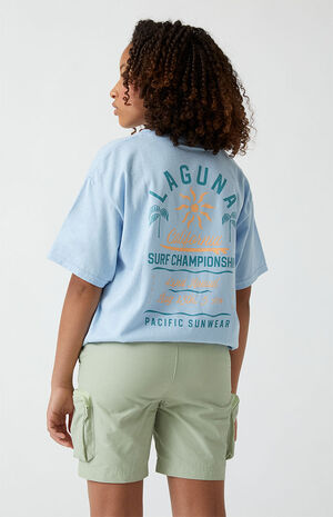 Nylon Cargo Volley Shorts image number 4