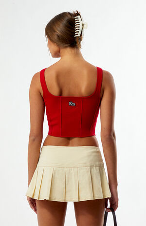 USC Trojans Knit Corset Top image number 4