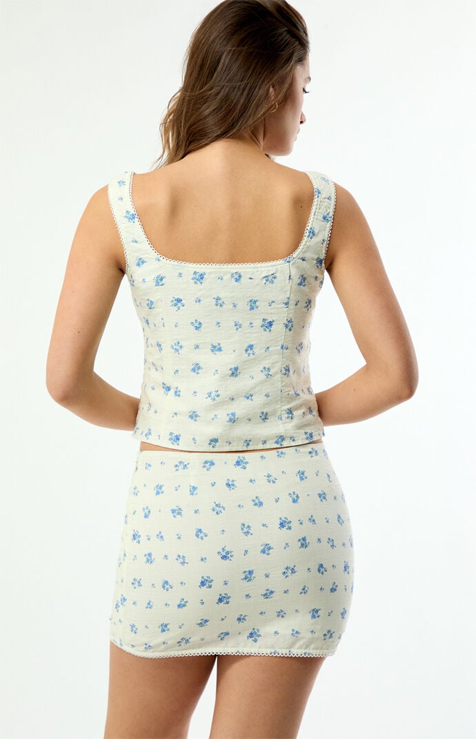 Rhythm Dahlia Button Down Top