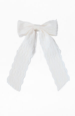 Lace Bow Hair Clip image number 1