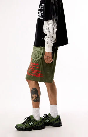 We Came From Concrete Mesh Shorts image number 3