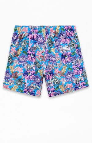 Tropical Eyeballs 5" Swim Trunks image number 2
