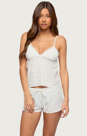 Talula Eyelet Babydoll Top image number 1