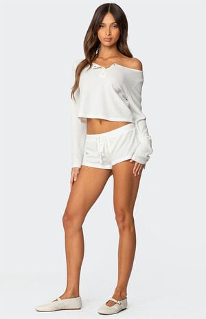 Teddy Waffle Shorts image number 3