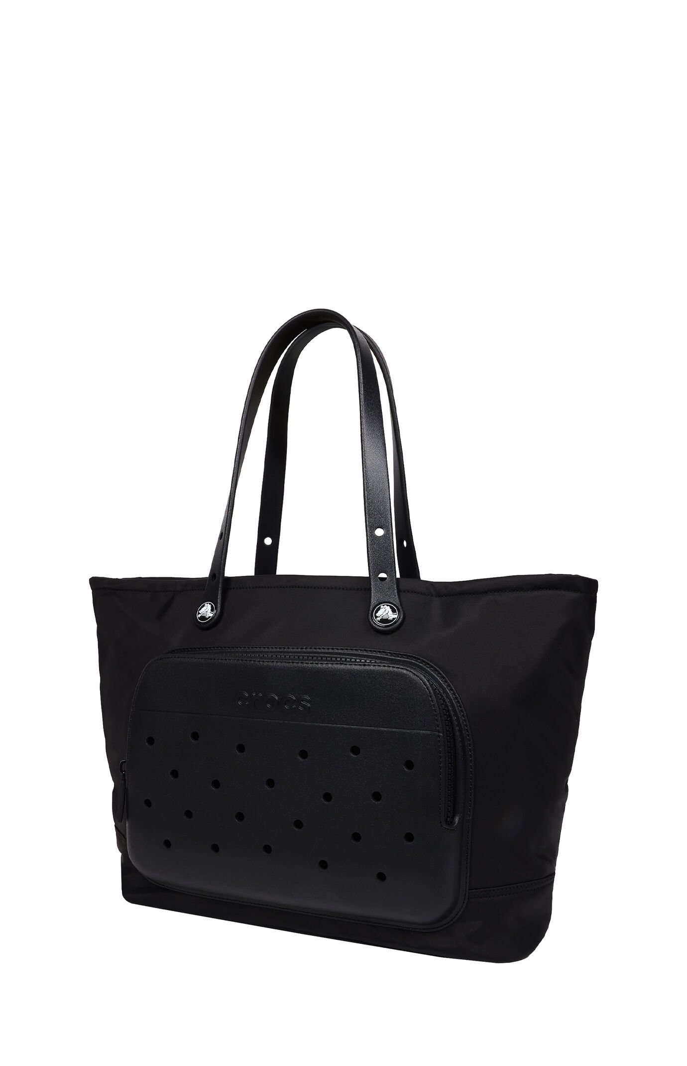 Crocs Black Pocket Large Tote Bag