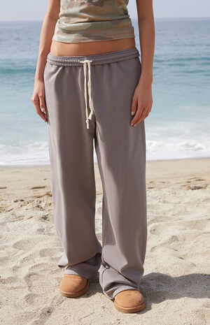 Light Gray Rosa Baggy Sweatpants image number 1