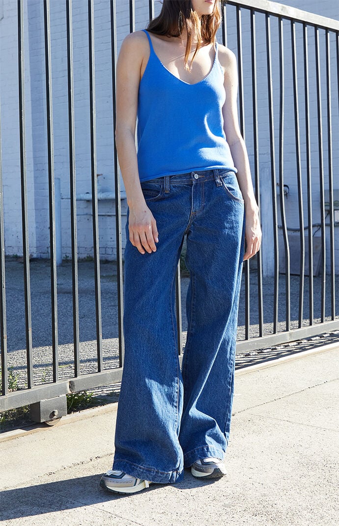 John Galt Electric Blue Knit Tank Top