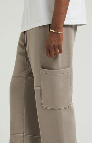 Kyler Fleece Baggy Cargo Sweatpants image number 5