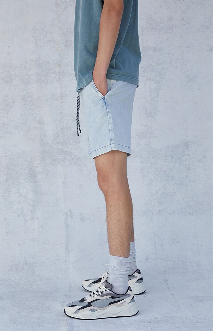 Charles Knit Denim Volley Shorts