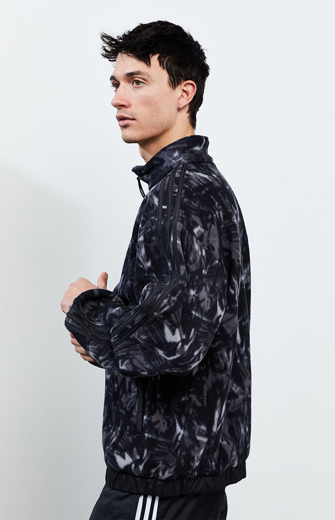 Black Range Arch Polar AOP Mock Neck Sweater