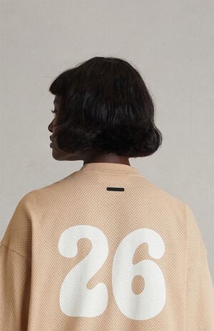 Women's Tan Merch Mesh T-Shirt image number 5