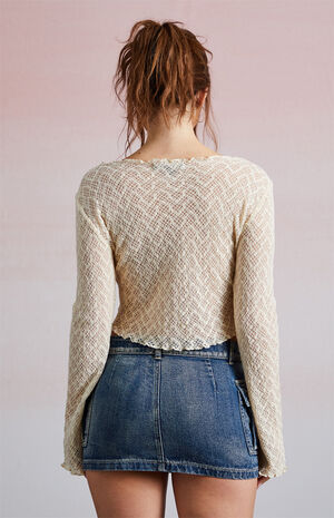 Cargo Micro Denim Mini Skirt image number 5