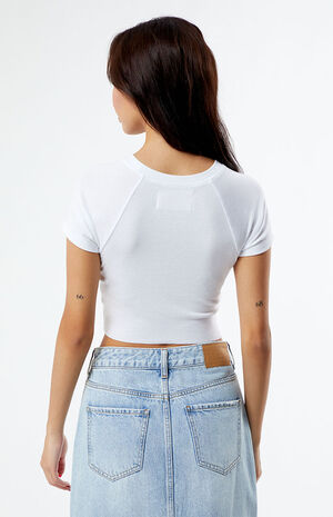 By PacSun Eagle Raglan T-Shirt image number 4