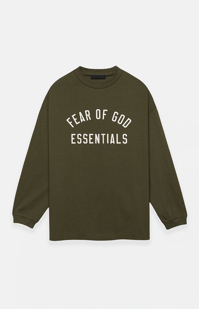 Fear of God Essentials Military Long Sleeve T-Shirt | PacSun