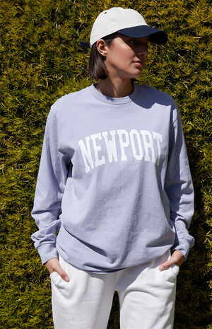 Light Blue Presley Newport Long Sleeve T-Shirt image number 1