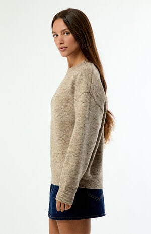 Rumi Speckle Knit Crew Neck Sweater image number 2