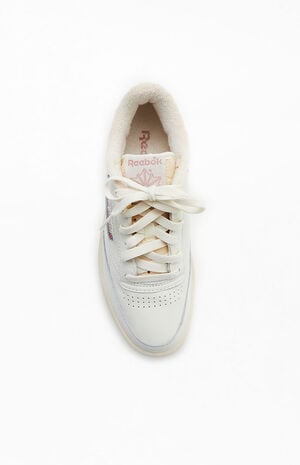 White & Pink Club C 85 Shoes image number 5
