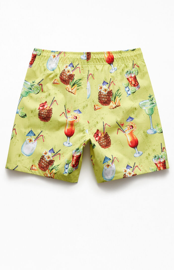 Tropical Cocktails 17" Swim Trunks
