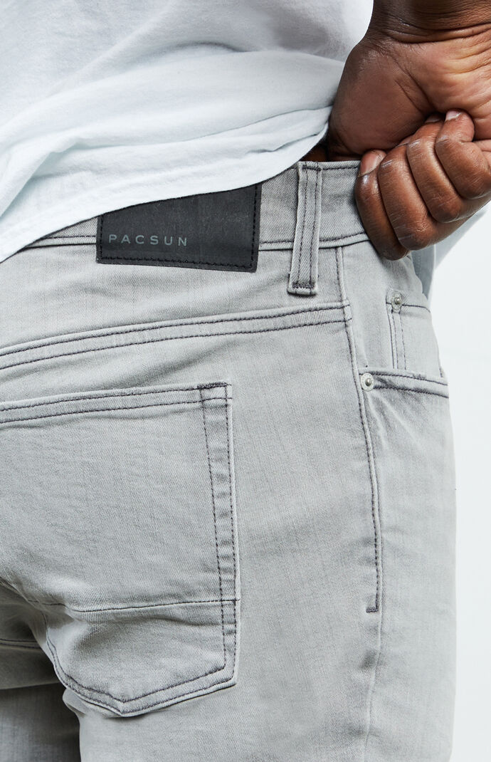 Adam Gray Stacked Skinny Jeans