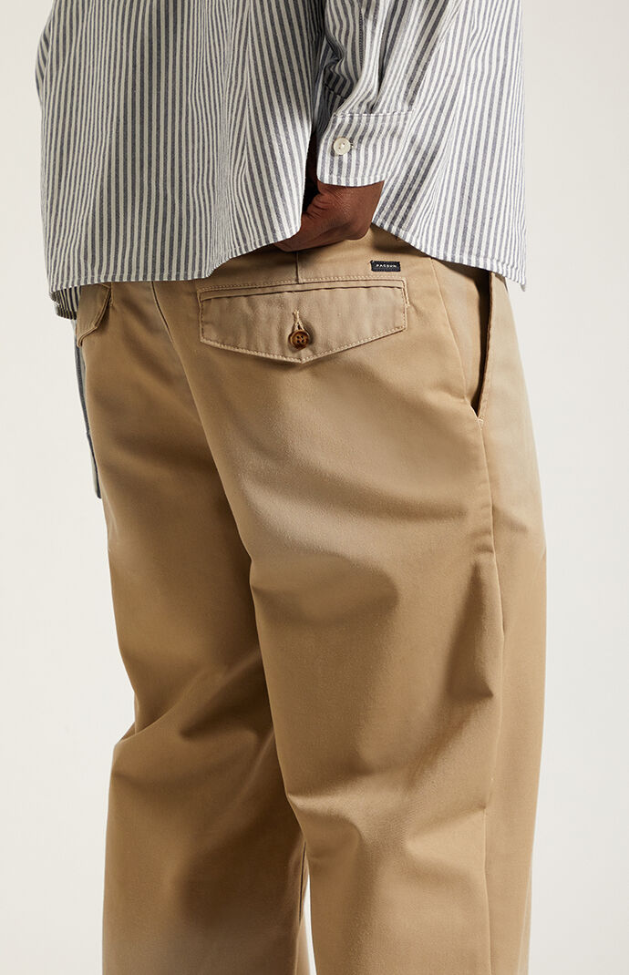 Pacsun Chino Pants Baggy Khaki Pigment | Pacsun