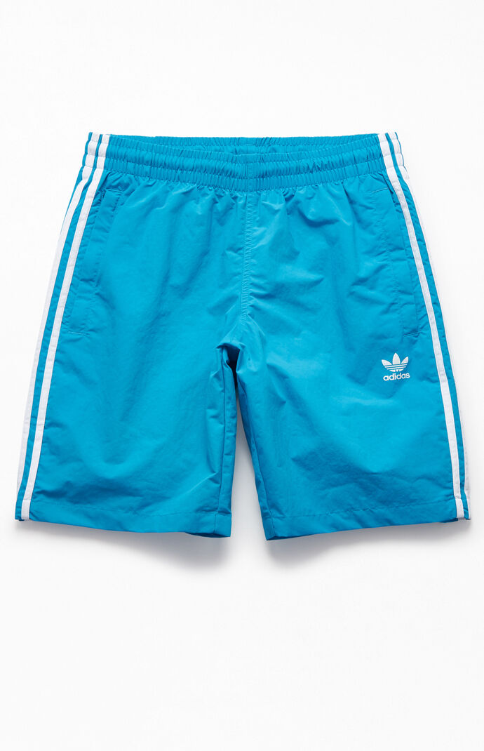 blue adidas swim shorts