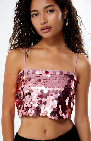 Sequin Tank Top image number 1