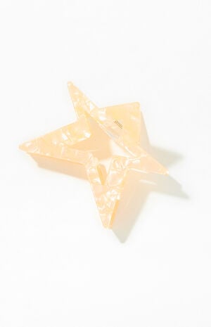 Star Resin Hair Claw Clip