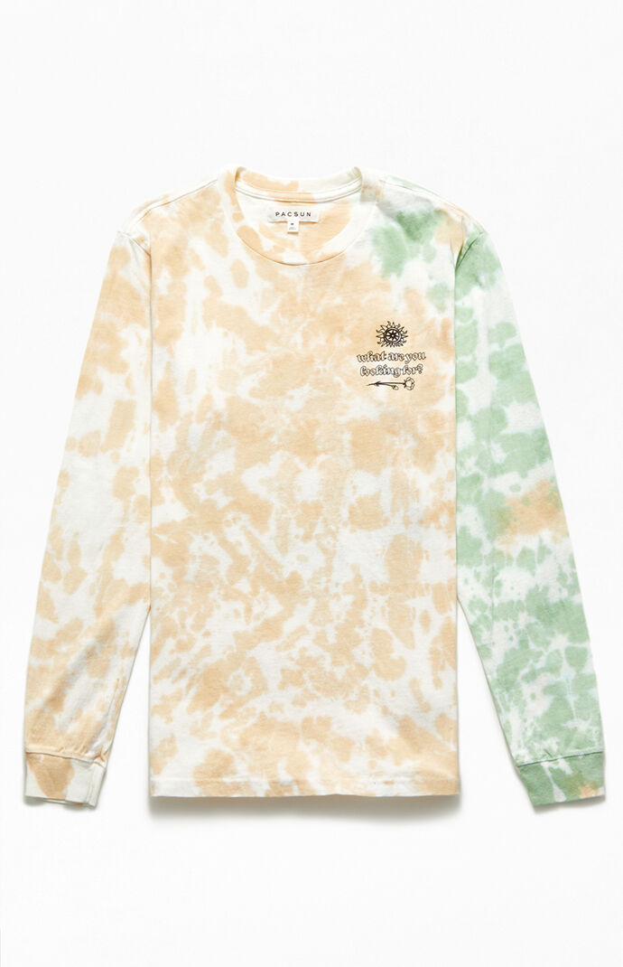 Tie-Dyed Looking For Long Sleeve T-Shirt