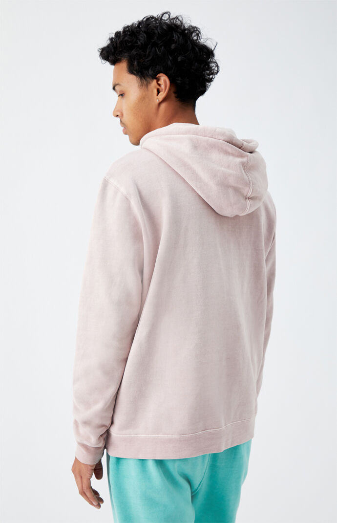 Pink Vintage Wash Hoodie