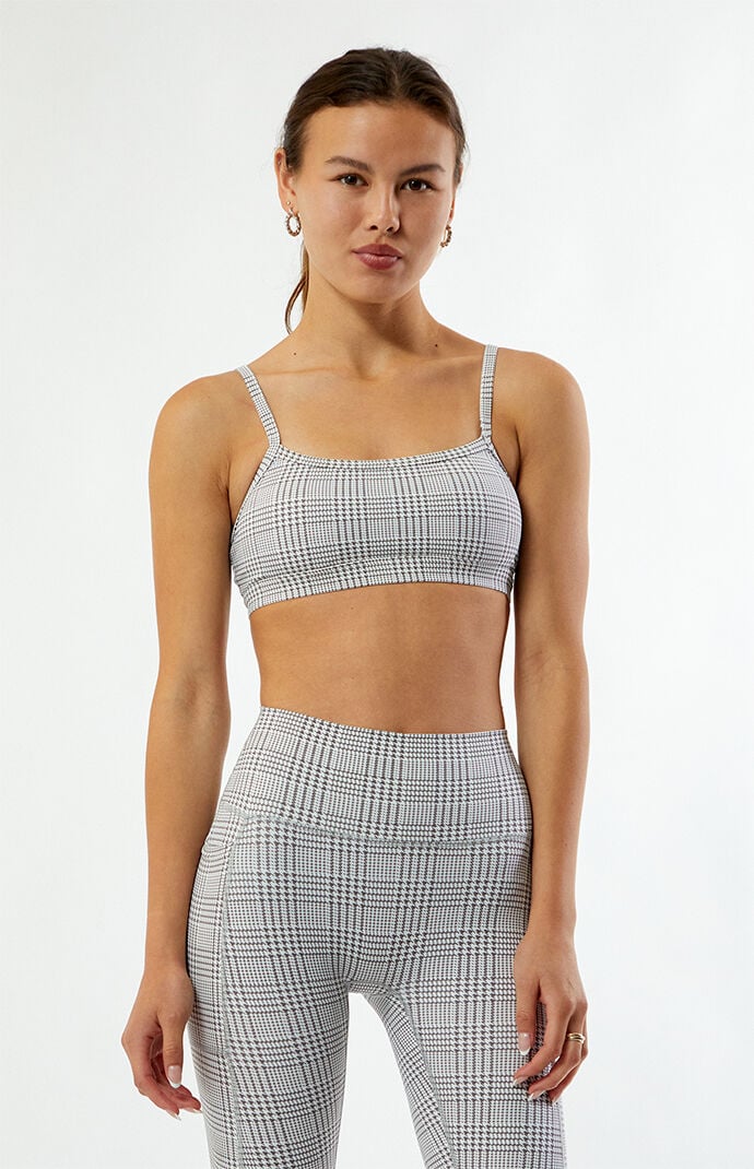 ASTORIA ACTIVEWEAR Active Plaid Sports Bra