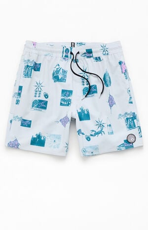 Psyche Cotton 7" Swim Trunks image number 1