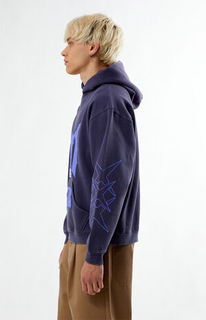 Purple Washed Gym Hoodie image number 3