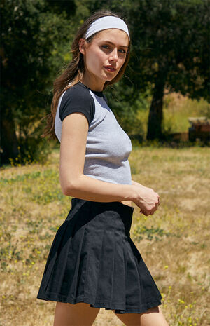 Grey & Black Bella Colorblock T-Shirt image number 2